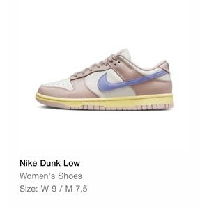 Pastel Nike dunks, brand new never worn. Nike sent me two pairs by mistake.
